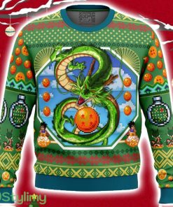 Shenron Dragon Ball Ugly Christmas Sweater 3D Product Photo 1