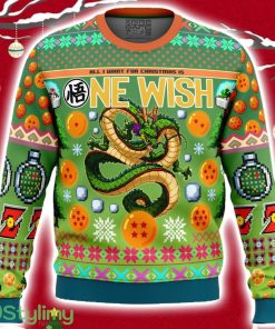 Shenron Dragon Ball Z Ugly Christmas Sweater 3D Product Photo 1