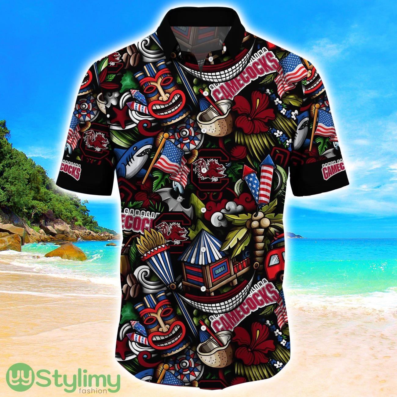 South Carolina Gamecocks NCAA1 Flower Hawaii Shirt Aloha Funny Pattern Summer Shirts 2 South Carolina Gamecocks NCAA1 Flower Hawaii Shirt Aloha Funny Pattern Summer Shirts Product Photo 2