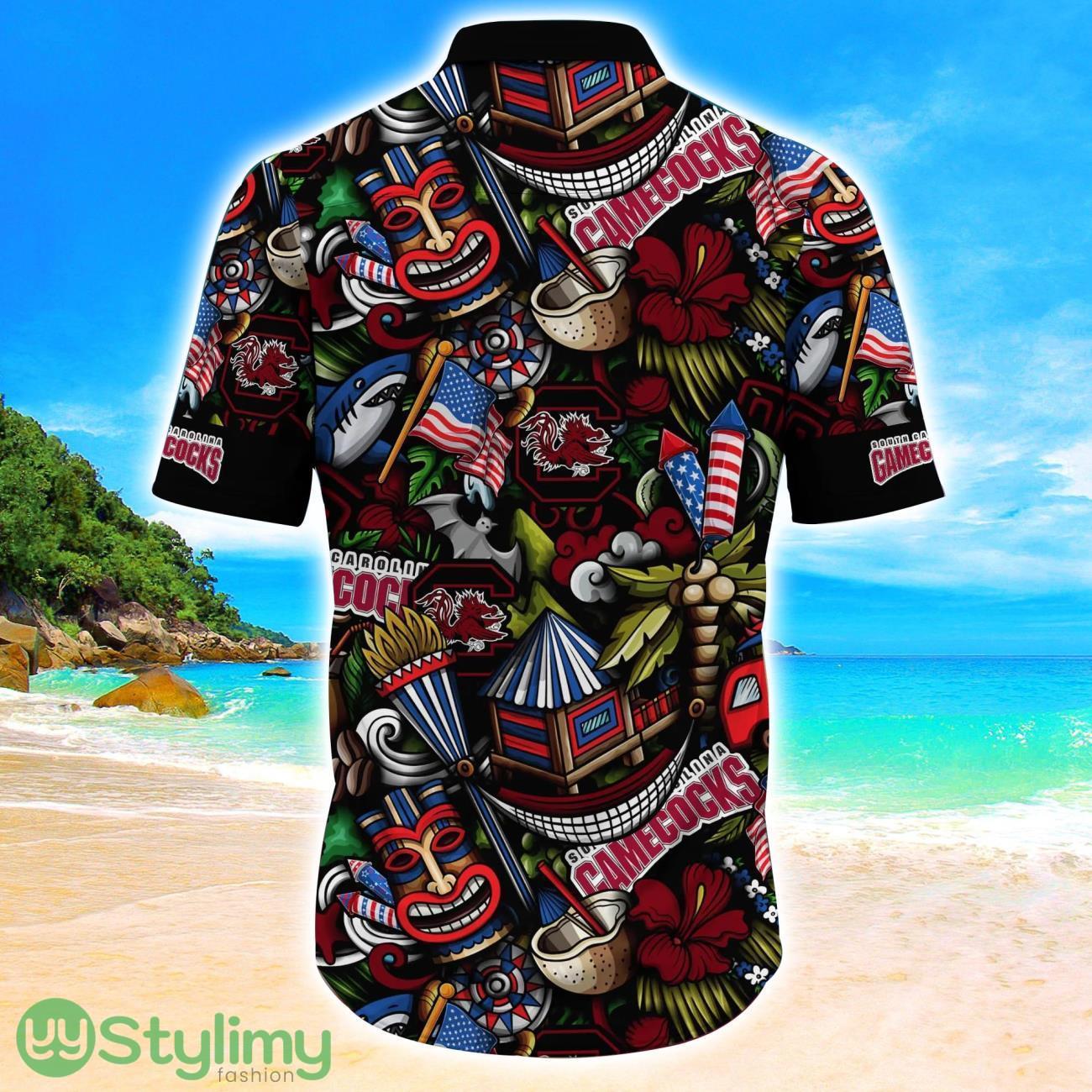 South Carolina Gamecocks NCAA1 Flower Hawaii Shirt Aloha Funny Pattern Summer Shirts 3 South Carolina Gamecocks NCAA1 Flower Hawaii Shirt Aloha Funny Pattern Summer Shirts Product Photo 3
