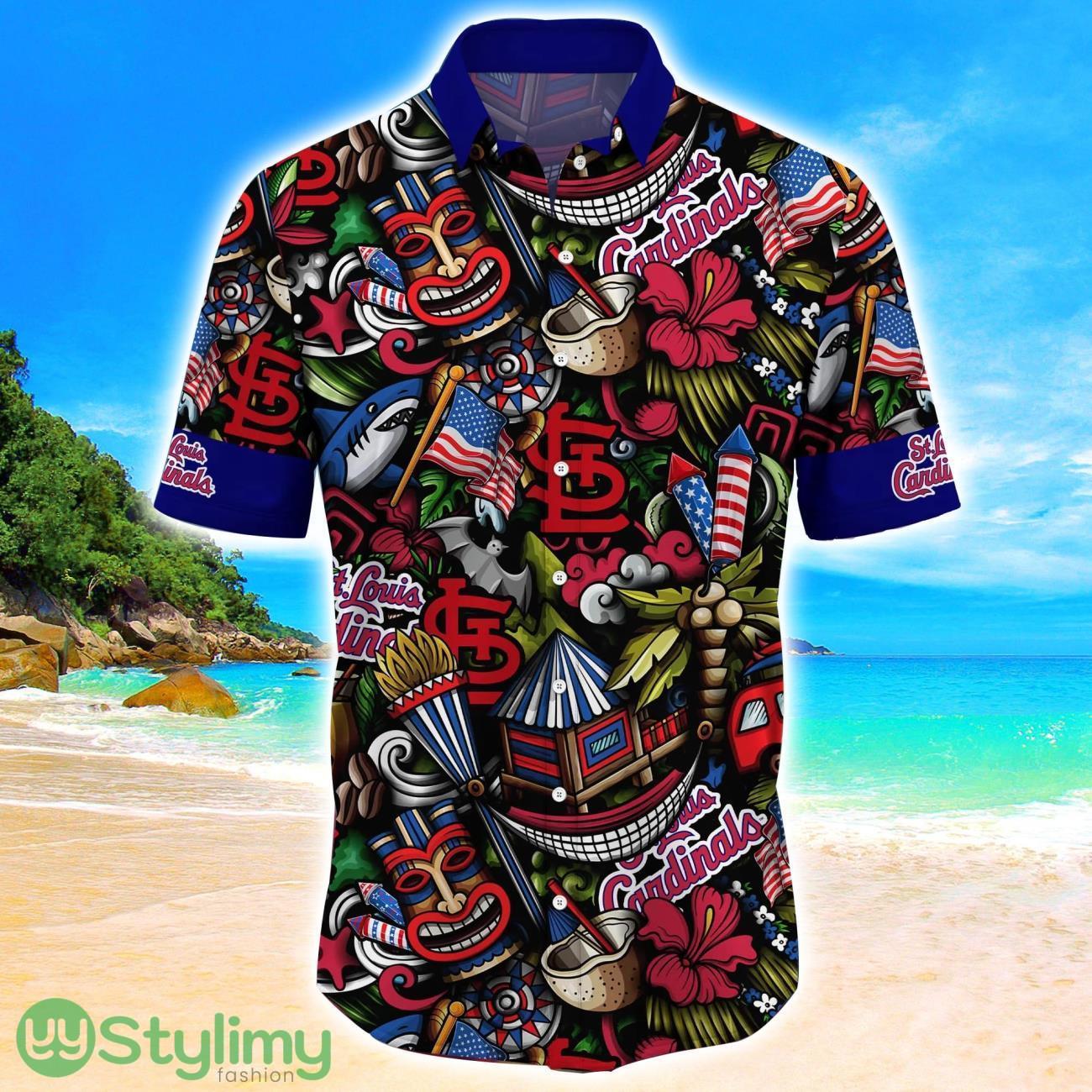 St. Louis Cardinals MLB Flower Hawaii Shirt Aloha Funny Pattern Summer Shirts 2 St. Louis Cardinals MLB Flower Hawaii Shirt Aloha Funny Pattern Summer Shirts Product Photo 2