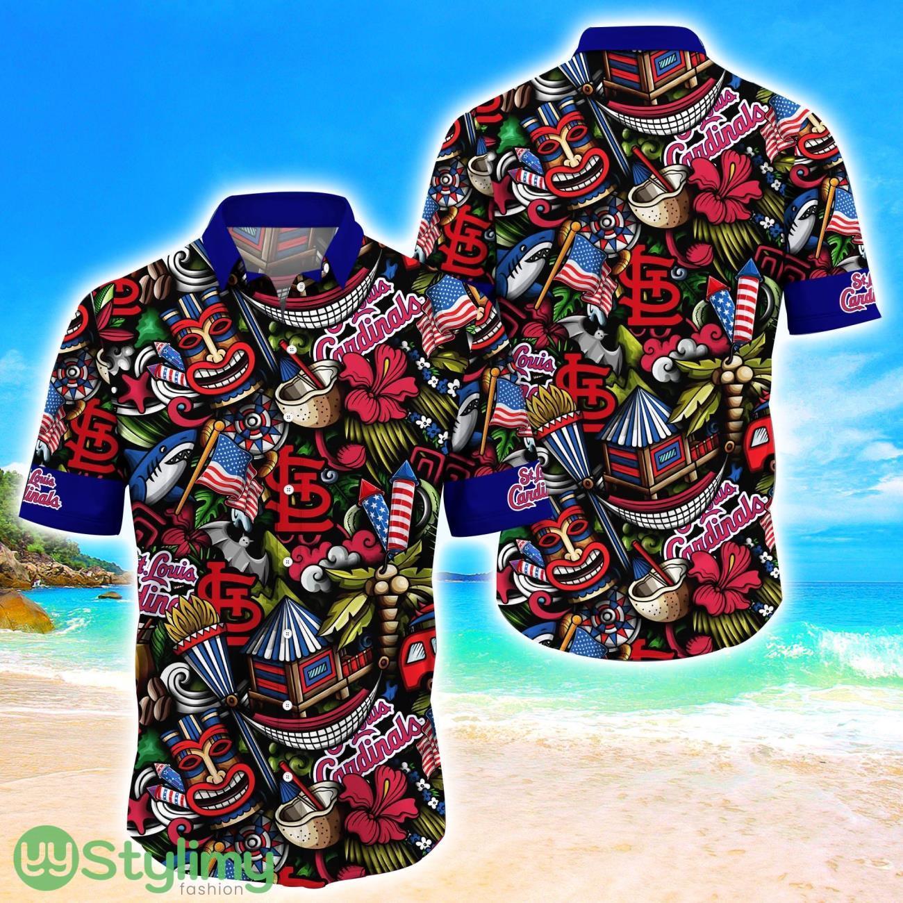 St. Louis Cardinals MLB Flower Hawaii Shirt Aloha Funny Pattern Summer Shirts 4 St. Louis Cardinals MLB Flower Hawaii Shirt Aloha Funny Pattern Summer Shirts Product Photo 1
