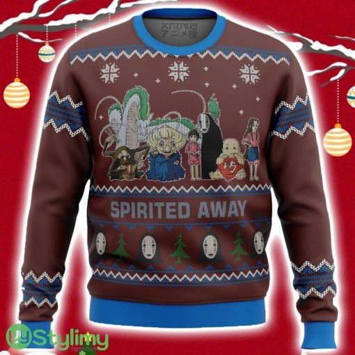 Studio Ghibli Spirited Away Alt Ugly Christmas Sweater 3D