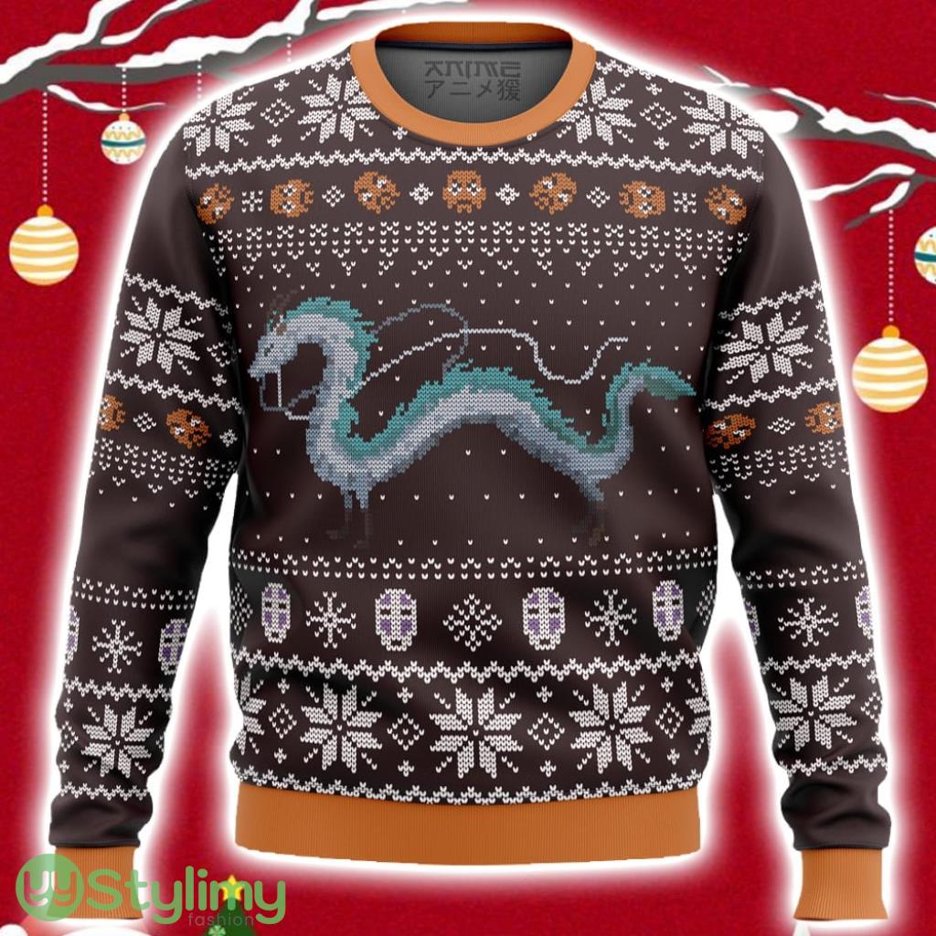 Studio Ghibli Spirits Ugly Christmas Sweater 3D 2 Studio Ghibli Spirits Ugly Christmas Sweater 3D Product Photo 1