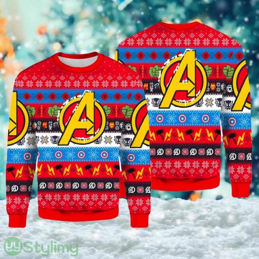 Superhero Ugly Christmas Sweater, A Character Movie Xmas Ugly Christmas Sweater Christmas Sweater For Men And Women