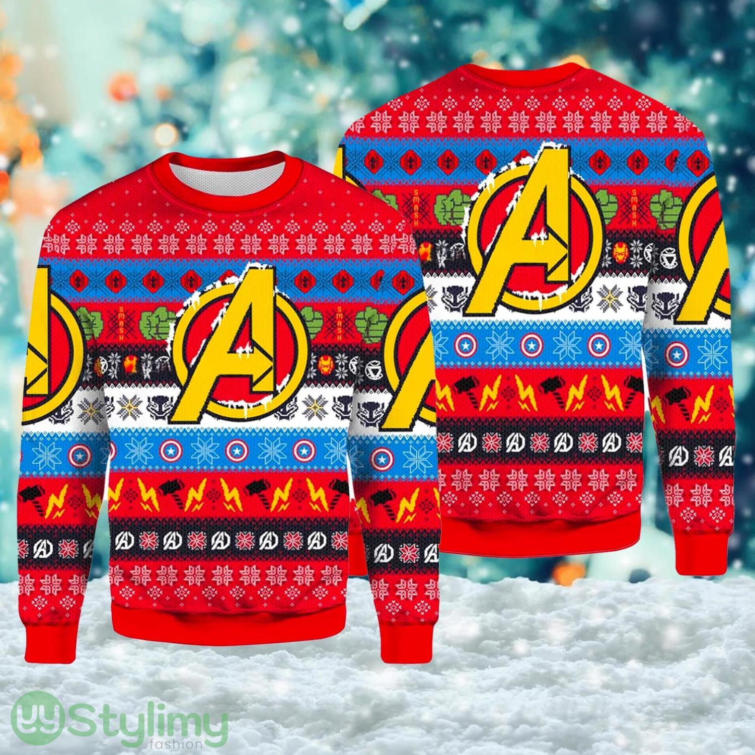 Superhero Ugly Christmas Sweater, A Character Movie Xmas Ugly Christmas Sweater Christmas Sweater For Men And Women 2 Superhero Ugly Christmas Sweater, A Character Movie Xmas Ugly Christmas Sweater Christmas Sweater For Men And Women Product Photo 1