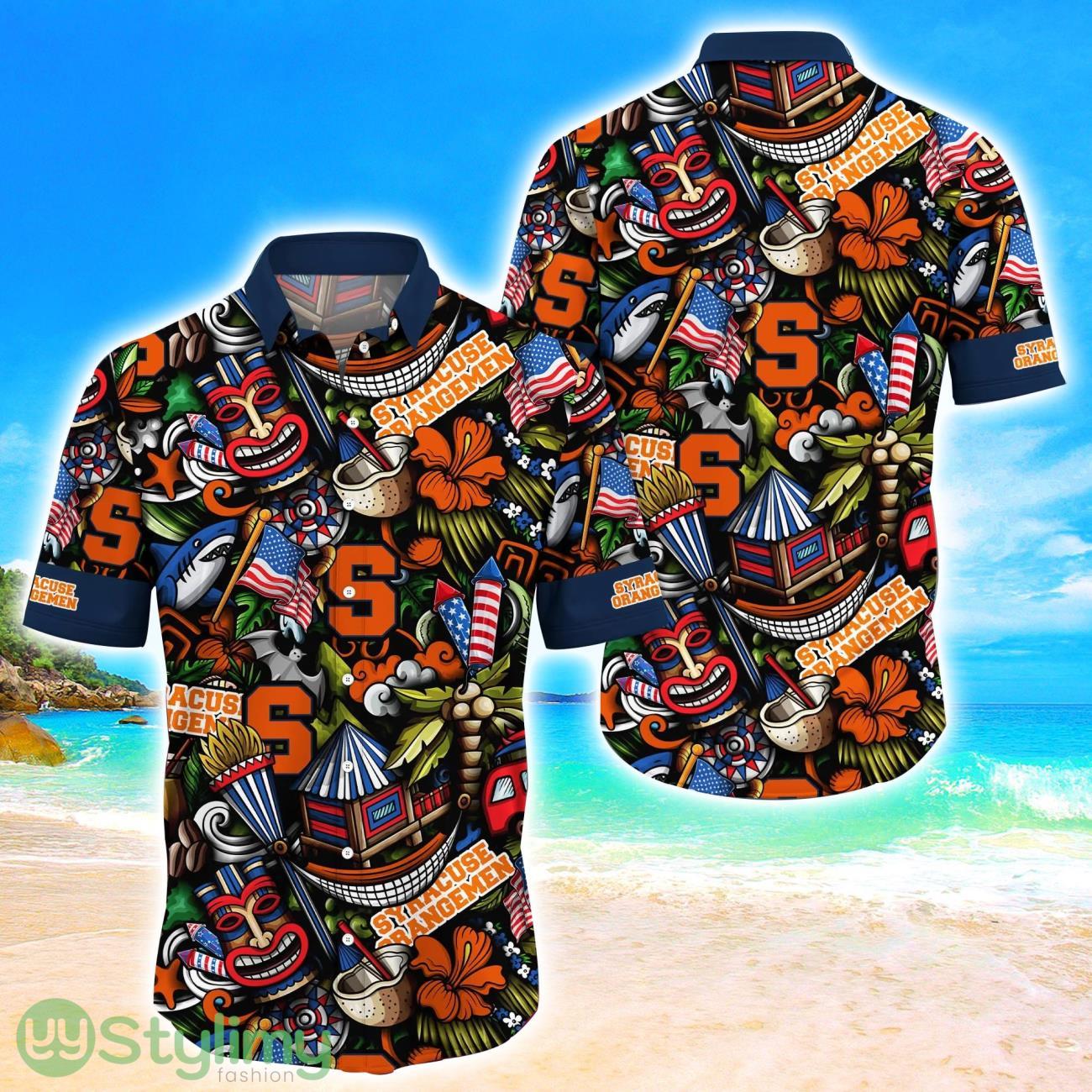Syracuse Orange NCAA2 Flower Hawaii Shirt Aloha Funny Pattern Summer Shirts 4 Syracuse Orange NCAA2 Flower Hawaii Shirt Aloha Funny Pattern Summer Shirts Product Photo 1