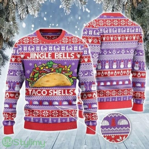 Taco Shells Quotes 3D All Over Printed Ugly Christmas Sweater Christmas Gift For Men Women