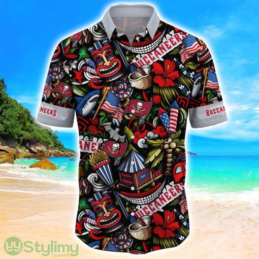 Tampa Bay Buccaneers NFL Flower Hawaii Shirt Aloha Funny Pattern Summer Shirts Product Photo 2