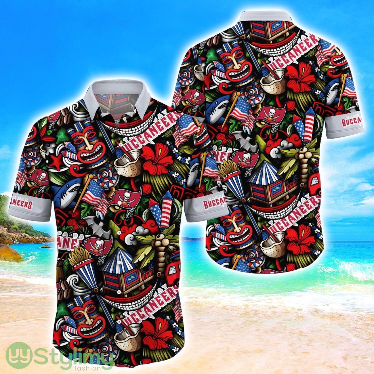 Tampa Bay Buccaneers NFL Flower Hawaii Shirt Aloha Funny Pattern Summer Shirts 4 Tampa Bay Buccaneers NFL Flower Hawaii Shirt Aloha Funny Pattern Summer Shirts Product Photo 1