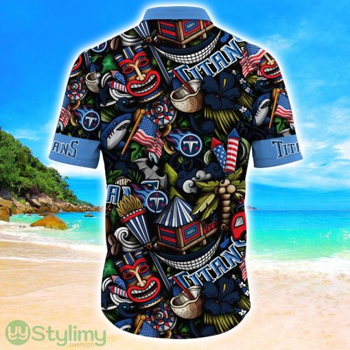 Tennessee Titans NFL Flower Hawaii Shirt Aloha Funny Pattern Summer Shirts Product Photo 3