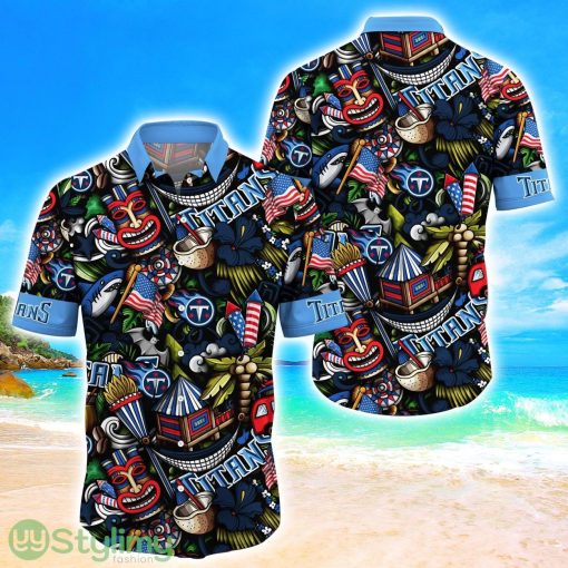 Tennessee Titans NFL Flower Hawaii Shirt Aloha Funny Pattern Summer Shirts Product Photo 1