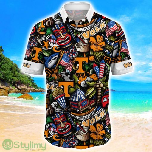 Tennessee Volunteers NCAA2 Flower Hawaii Shirt Aloha Funny Pattern Summer Shirts Product Photo 2