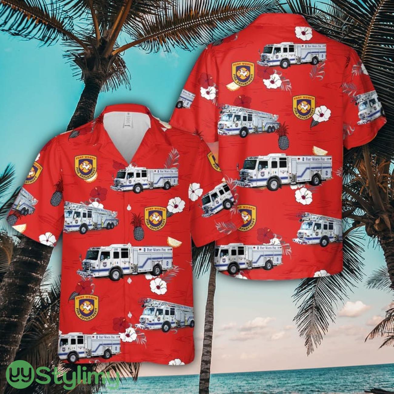 Texas Fort Worth Fire Department Aloha Hawaiian Shirt Men And Women Summer Vacation Shirt Beach Lover Gift 2 Texas Fort Worth Fire Department Aloha Hawaiian Shirt Men And Women Summer Vacation Shirt Beach Lover Gift Product Photo 1