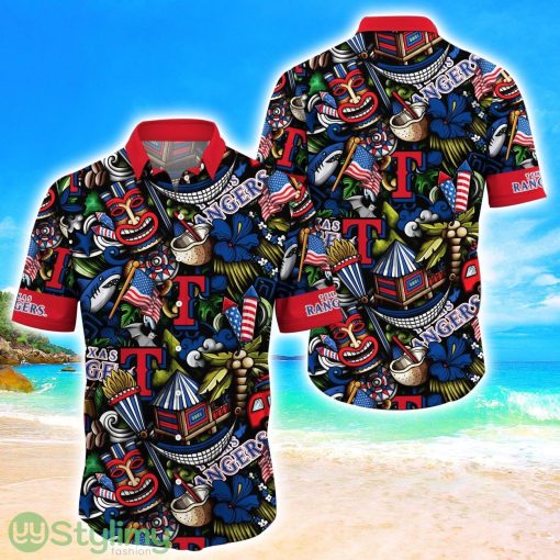 Texas Rangers MLB Flower Hawaii Shirt Aloha Funny Pattern Summer Shirts Product Photo 1