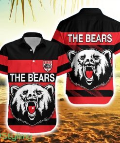The Bears Striped Hawaiian Shirt North Sydney Bears Strong Comeback Product Photo 1
