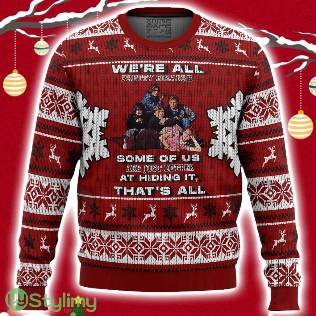 The Breakfast Club Ugly Christmas Sweater 3D 2 The Breakfast Club Ugly Christmas Sweater 3D Product Photo 1