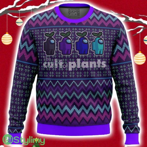 The Cult Of Plants Among Us Ugly Christmas Sweater 3D