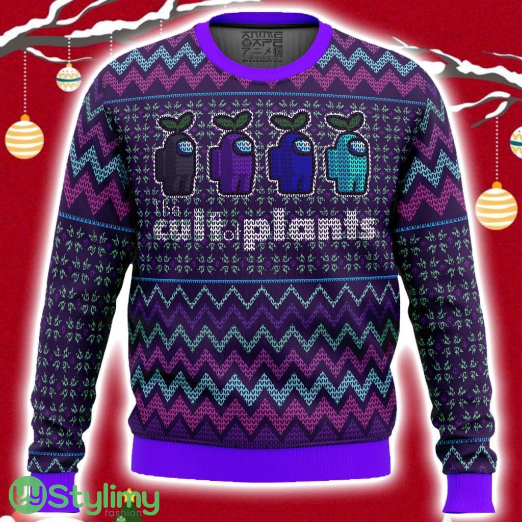The Cult Of Plants Among Us Ugly Christmas Sweater 3D 2 The Cult Of Plants Among Us Ugly Christmas Sweater 3D Product Photo 1