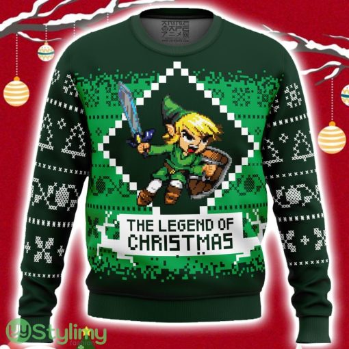 The Legend Of Christmas Zelda Ugly Christmas Sweater 3D