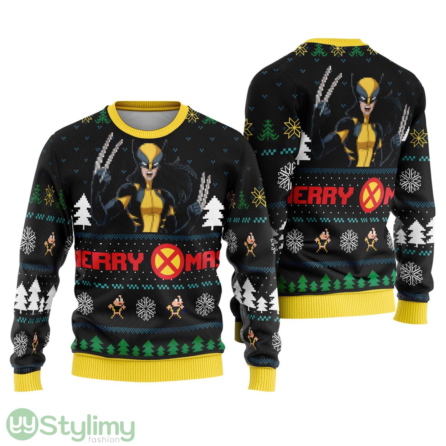 The Wolverine X-23 Ugly Christmas Sweatshirt Santa Claws Wolverine Ugly Sweater Marvel Xman Wolverine Ugly Xmas Gift 2 The Wolverine X-23 Ugly Christmas Sweatshirt Santa Claws Wolverine Ugly Sweater Marvel Xman Wolverine Ugly Xmas Gift Product Photo 1