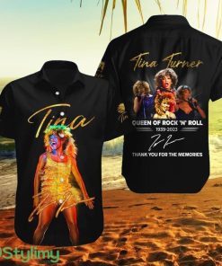 Tina Turner Thank You For The Memories Tropical Hawaiian Shirt Product Photo 1
