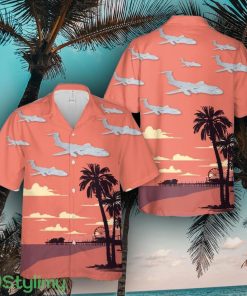 US Air Force 22nd Airlift Squadron Lockheed C-5M Super Galaxy Aloha Hawaiian Shirt Men And Women Summer Vacation Shirt Beach Lover Gift Product Photo 1