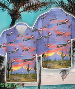 US Air Force Arizona Air National Guard Boeing KC-135R Stratotanker Christmas Aloha Hawaiian Shirt Men And Women Summer Vacation Shirt Beach Lover Gift Product Photo 1