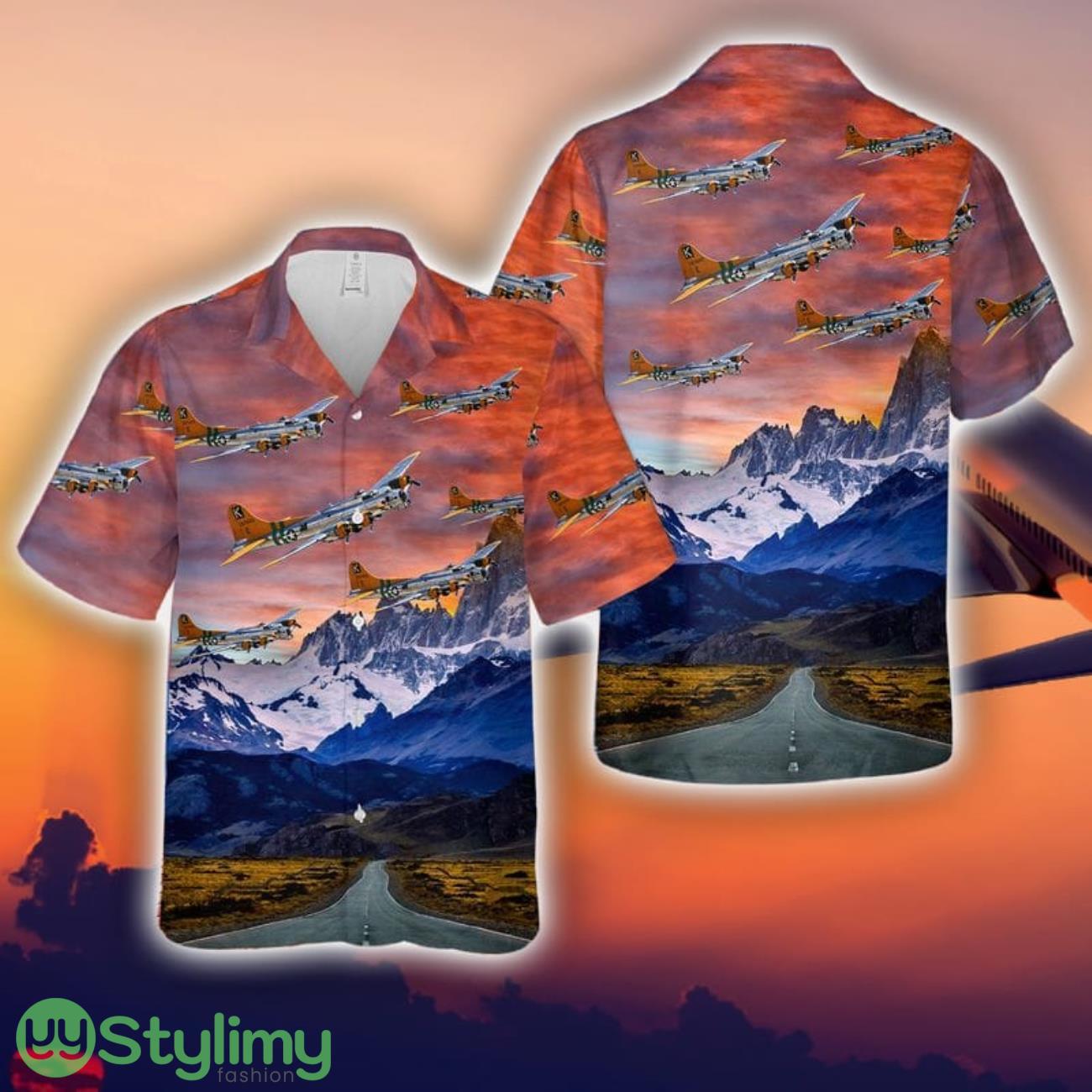 US Air Force Boeing B-17 Flying Fortress Fuddy Duddy Tropical 3D Hawaiian Shirt Summer Gift 2 US Air Force Boeing B-17 Flying Fortress Fuddy Duddy Tropical 3D Hawaiian Shirt Summer Gift Product Photo 1
