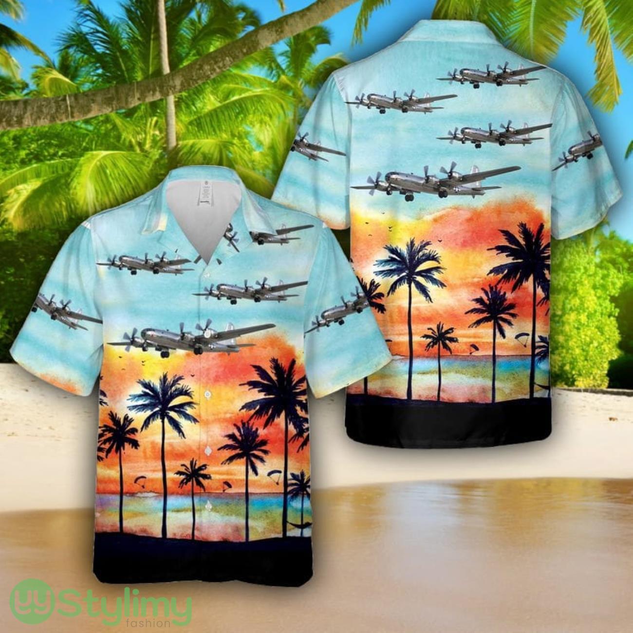 US Air Force Boeing B-29 Superfortress Doc 44-69972 Tropical 3D Hawaiian Shirt Summer Gift 2 US Air Force Boeing B-29 Superfortress Doc 44-69972 Tropical 3D Hawaiian Shirt Summer Gift Product Photo 1