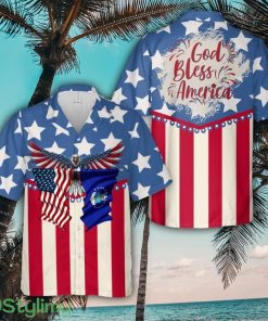 US Air Force God Bless America 4th Of July Aloha Hawaiian Shirt Men And Women Summer Vacation Shirt Beach Lover Gift Product Photo 1
