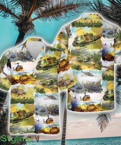 US Army Bell UH-1 Huey Aloha Hawaiian Shirt Men And Women Summer Vacation Shirt Beach Lover Gift Product Photo 1