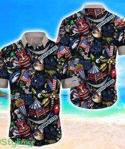 Utah State Aggies NCAA3 Flower Hawaii Shirt Aloha Funny Pattern Summer Shirts Product Photo 1