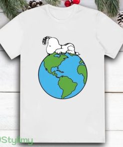 Vintage Snoopy Earth Day Shirt Product Photo 1