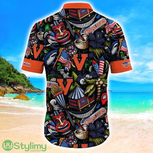 Virginia Cavaliers NCAA3 Flower Hawaii Shirt Aloha Funny Pattern Summer Shirts Product Photo 3