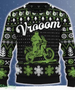 Vrooom Africa Twin Adventure Sports Sweater Green Motorcross Gift Fans For Men And Women Christmas Holidays - Vrooom Africa Twin Adventure Sports Ugly Christmas Sweater_ 1