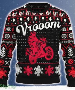 Vrooom Africa Twin Adventure Sports Ugly Christmas Sweater 2023 Trending Motorcross Woven For Fans Gift - Vrooom Africa Twin Adventure Sports Christmas Sweater_ 1