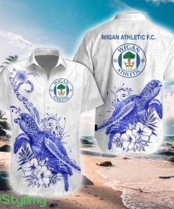 Wigan Athletic Combo Hawaiian Shirt And Shorts Summer Gift For Beach Lover Product Photo 1