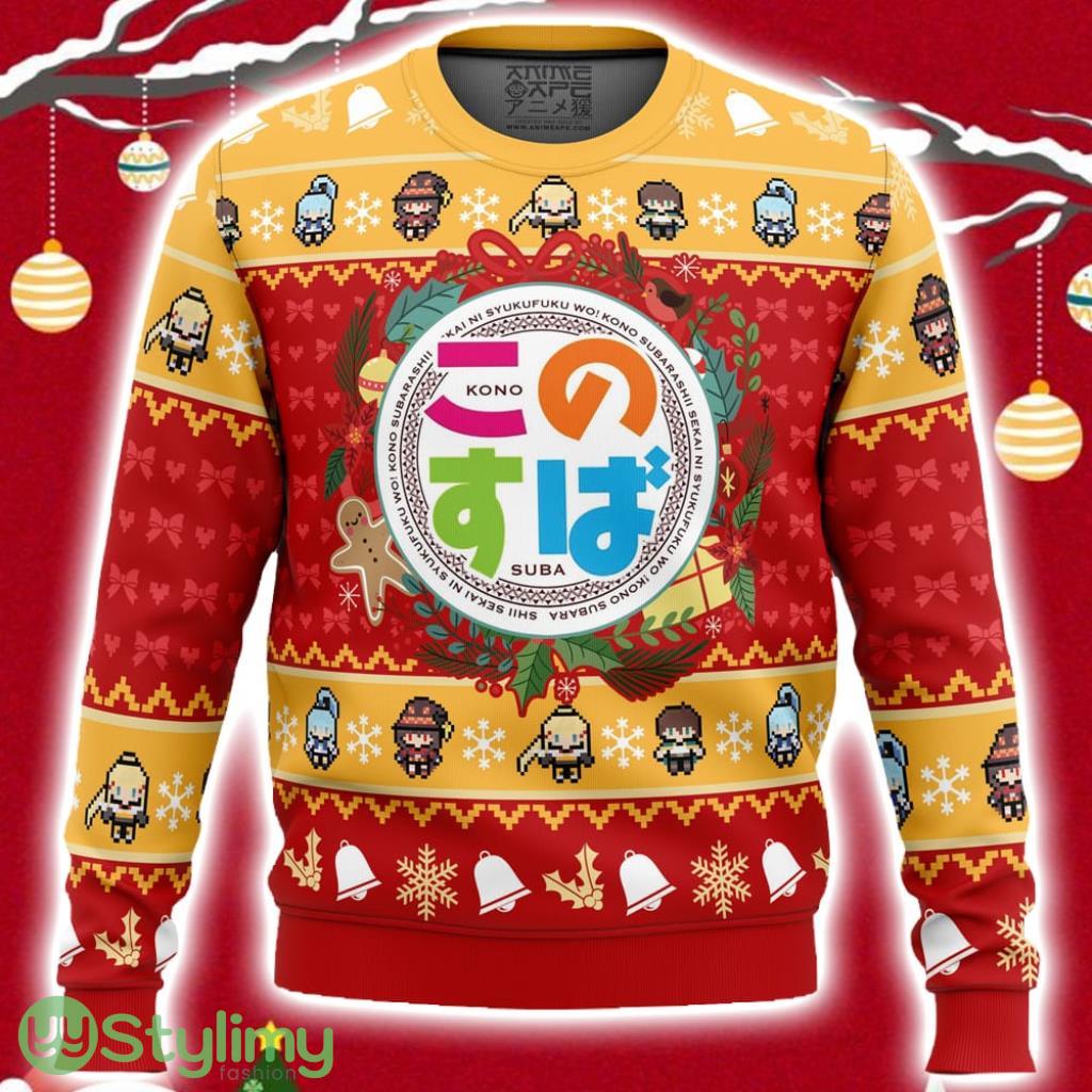 Wonderful Christmas Konosuba Ugly Christmas Sweater 3D 2 Wonderful Christmas Konosuba Ugly Christmas Sweater 3D Product Photo 1