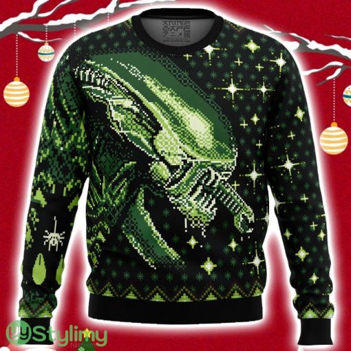 Xenomorph Alien Ugly Christmas Sweater 3D