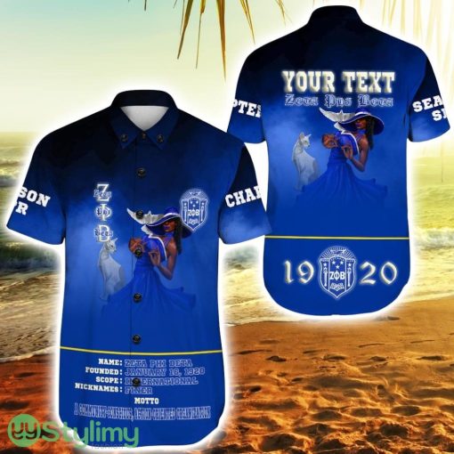 Zeta Phi Beta Motto Vibrant Hawaiian Shirt For Men And Women Product Photo 1