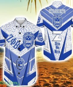 Zeta Phi Beta Sporty Style Vibrant Hawaiian Shirt For Men And Women Product Photo 1