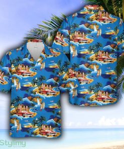1964 Red Ford Thunderbird Hawaiian Shirt - 1964 Red Ford Thunderbird Hawaiian Shirt