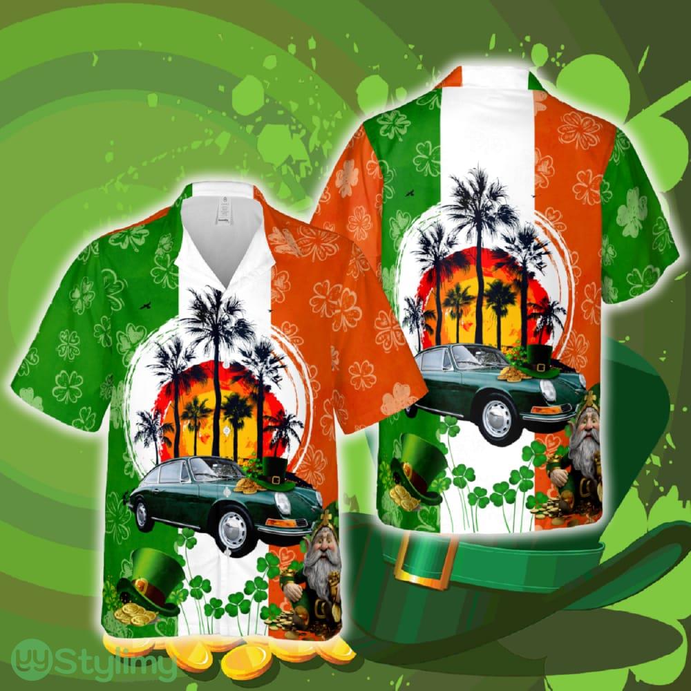 1965 Porsche 911 Coupe Irish Green St Patrick's Day Hawaiian Shirt Summer Gift Ideas Beach Men Women 2 1965 porsche 911 coupe irish green st patricks day hawaiian shirt summer gift ideas beach men women