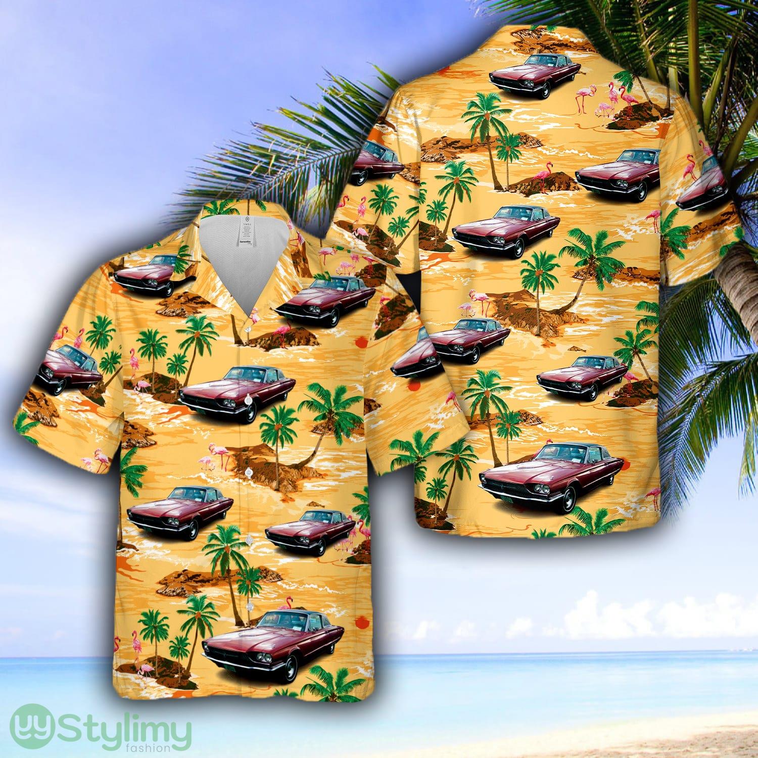 1966 Ford Thunderbird Town Landau Hawaiian Shirt 2 1966 Ford Thunderbird Town Landau Hawaiian Shirt - 1966 Ford Thunderbird Town Landau Hawaiian Shirt