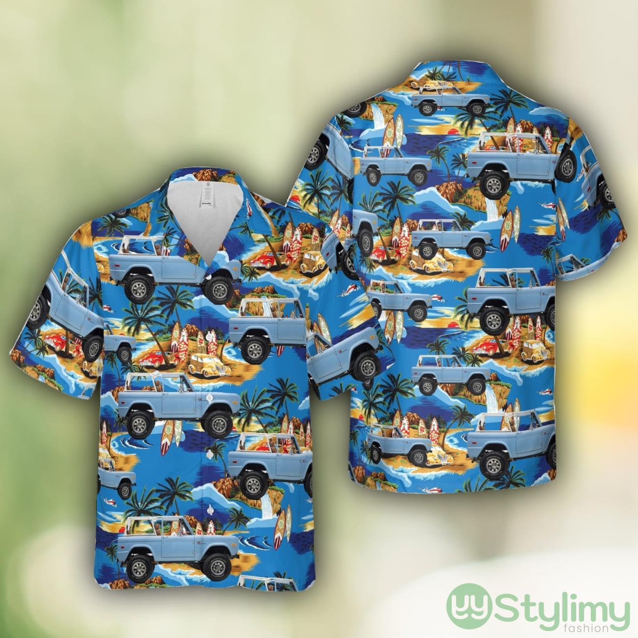 1967 Pale Blue Ford Bronco Best Summer Gift Aloha Hawaiian Shirt For Men and Women 2 1967 Pale Blue Ford Bronco Best Summer Gift Aloha Hawaiian Shirt For Men and Women Product Photo 1