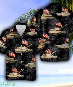 Abrams Battle Tank 4th Of July Hawaiian Shirt - Abrams Battle Tank 4th Of July Hawaiian Shirt