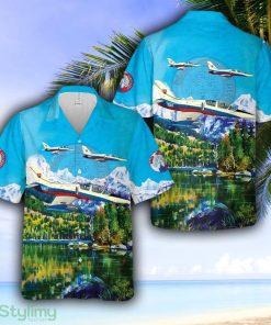 Aerobatic Slovakia Air Force White Albatros 'Biele Albatrosy' Display Team Hawaiian Shirt - Aerobatic Slovakia Air Force White Albatros 'Biele Albatrosy' Display Team Hawaiian Shirt