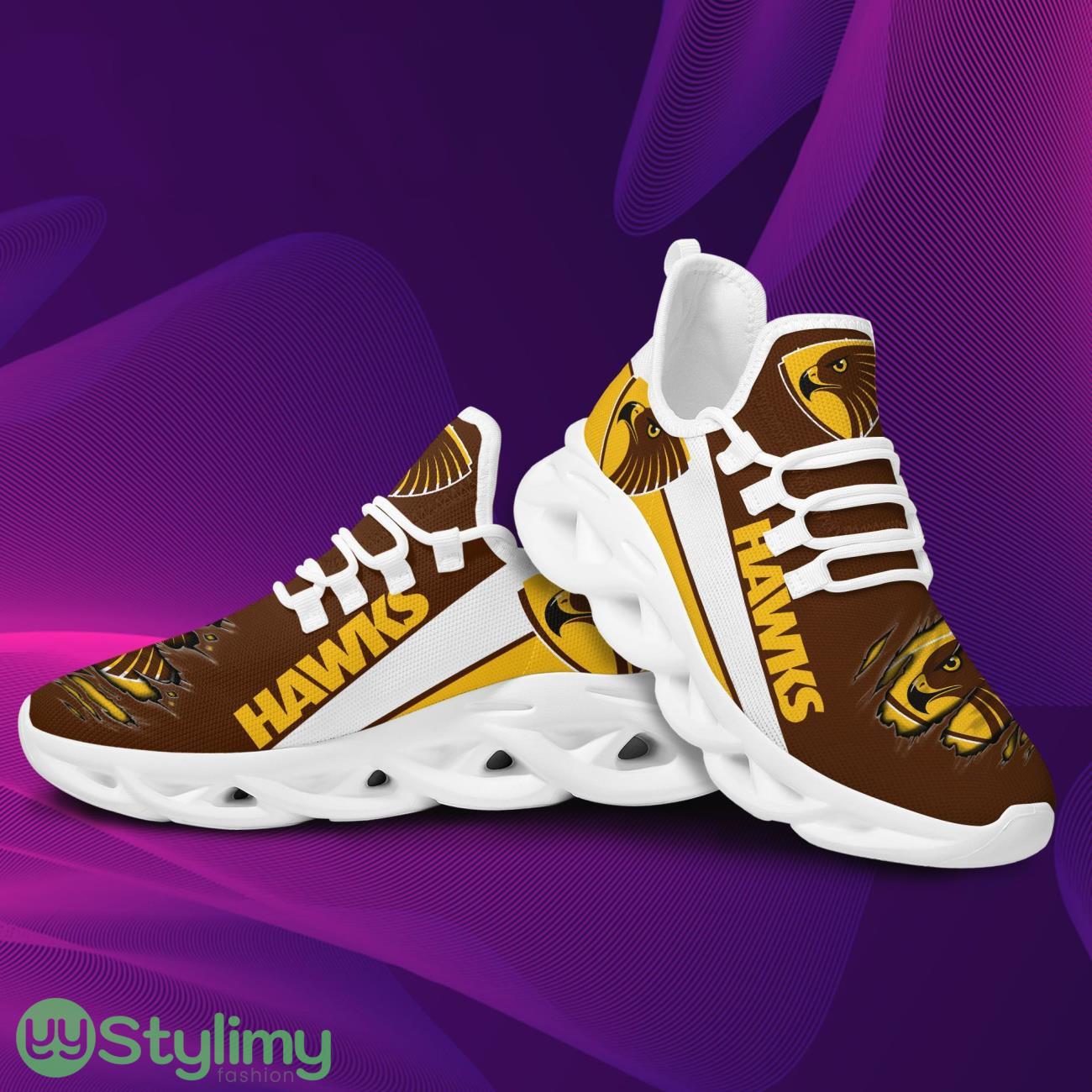 AFL Hawthorn Hawks Max Soul Sneakers Running Sports Shoes 4 AFL Hawthorn Hawks Max Soul Sneakers Running Sports Shoes Product Photo 4