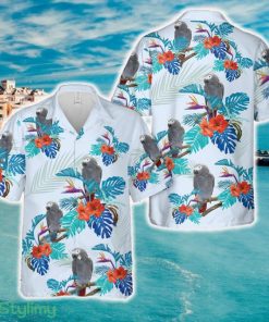 African Gray Parrot Bird Hawaiian Shirt - African Gray Parrot Bird Hawaiian Shirt